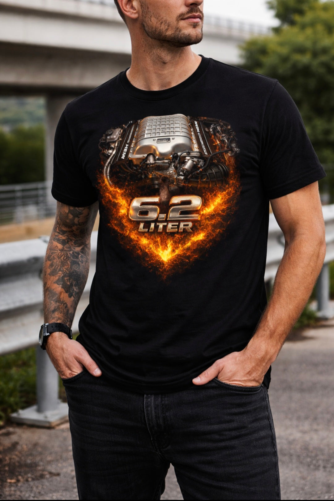 Supercharged 6.2 Liter t-shirt