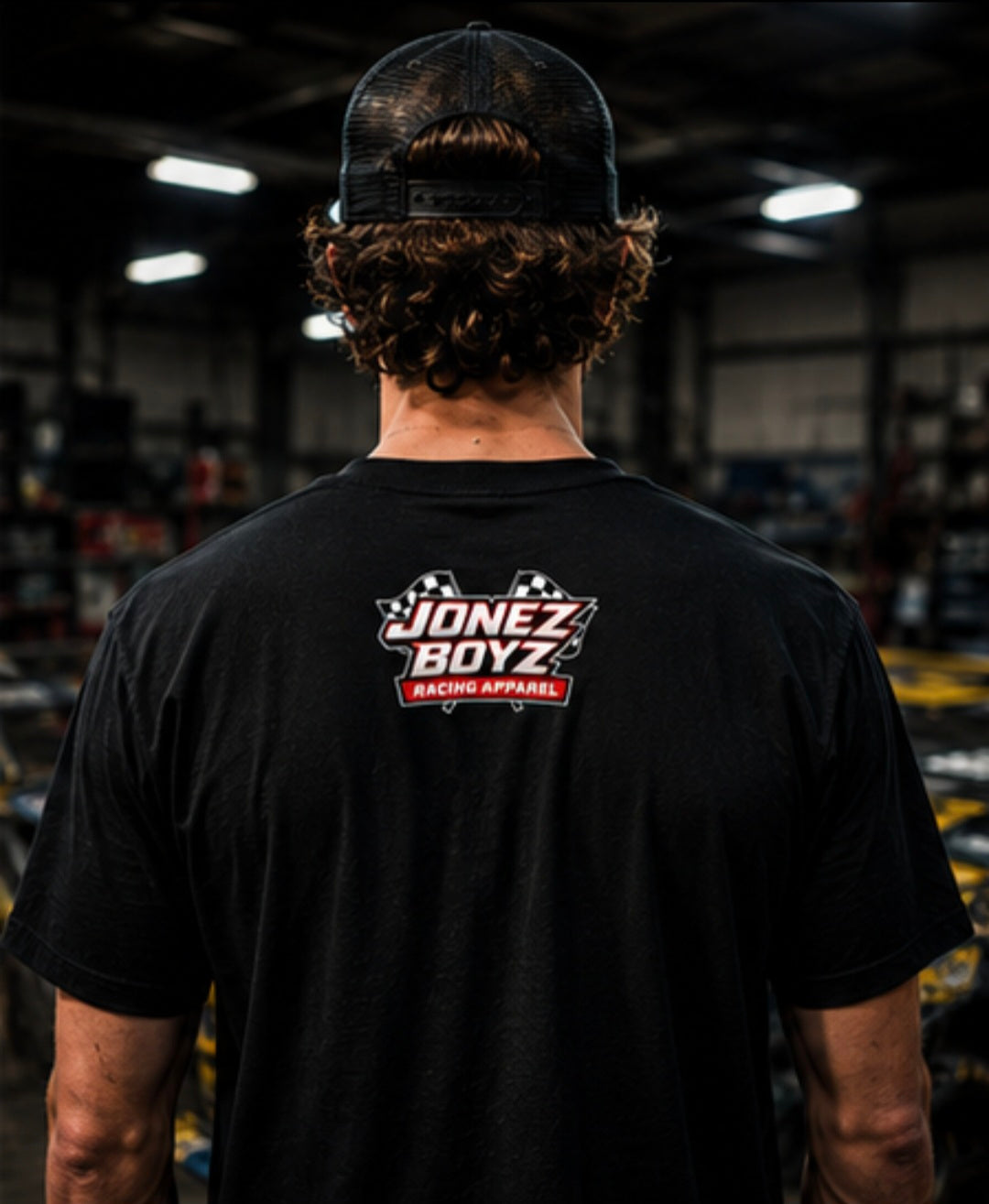 JONEZ BOYZ RACING APPAREL Signature Logo t-shirt- Fire Red🔥