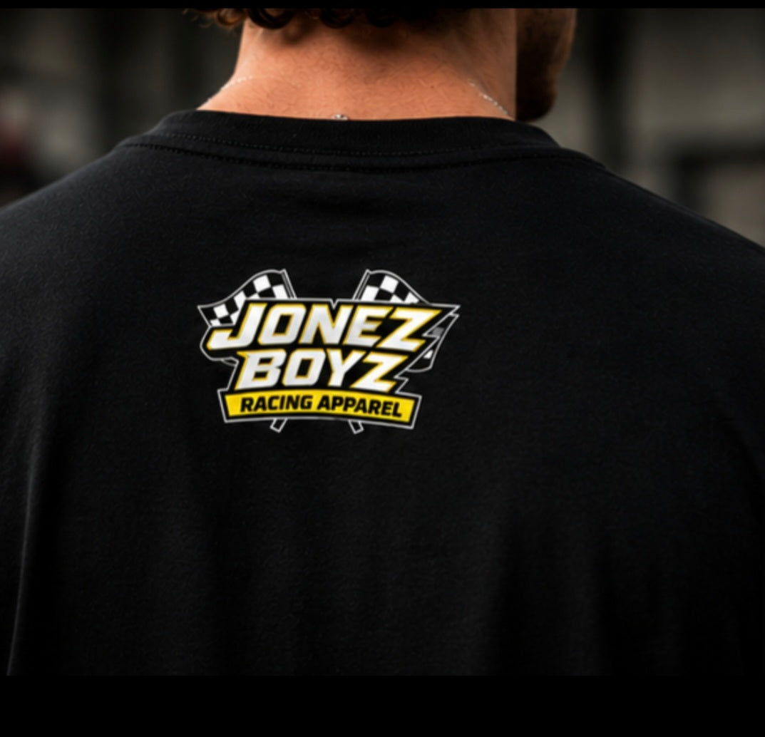 JONEZ BOYZ RACING APPAREL – Signature Logo Tee (Alternate) Blazing Yellow