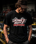 JONEZ BOYZ RACING APPAREL Signature Logo t-shirt- Fire Red🔥
